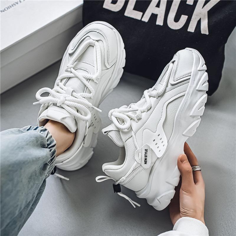 Retro dad shoes men's teenagers summer thick-soled heightening mesh sneakers ins trendy shoes light trendy classic