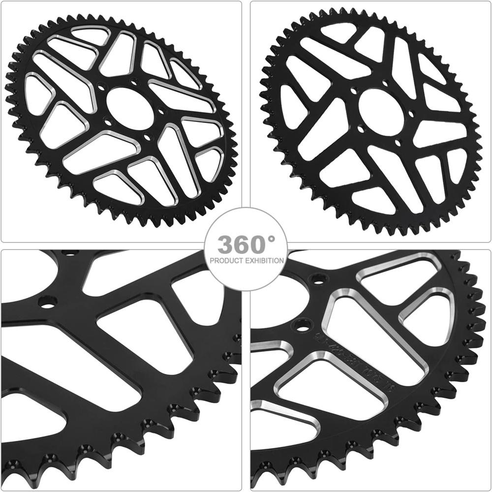 Aluminum Alloy 58T Sprocket For Sur Ron Surron Light Bee S/X Electric Dirt Bike Black
