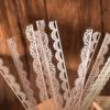 40 Pcs Lace Stickers Cute Aesthetics Decor Collage Junk Journal Scrapbooking Supplies Self Adhesive Creative Stationery Sticker