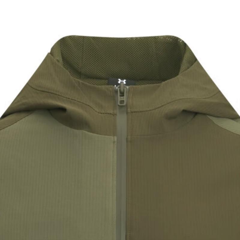 Under Armour Giacca Lunga Sportiva Larga con Zip Logo Serie Gratuita FW25 Uomo Giacca 6008870-308