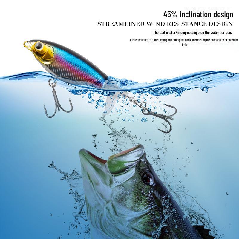 TWM 6g/10.5g Momeală Elică: Nălucă tare bionică pentru pescuit la distanță lungă