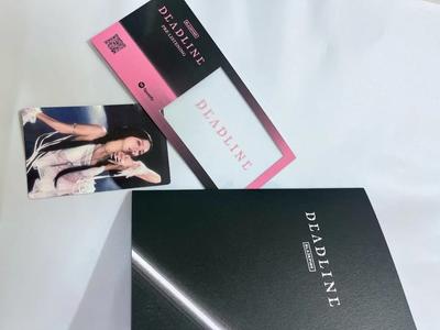 BLACKPINK Free Listening Party In Kuk Jun Bak Admission Ticket, Photo Card Used