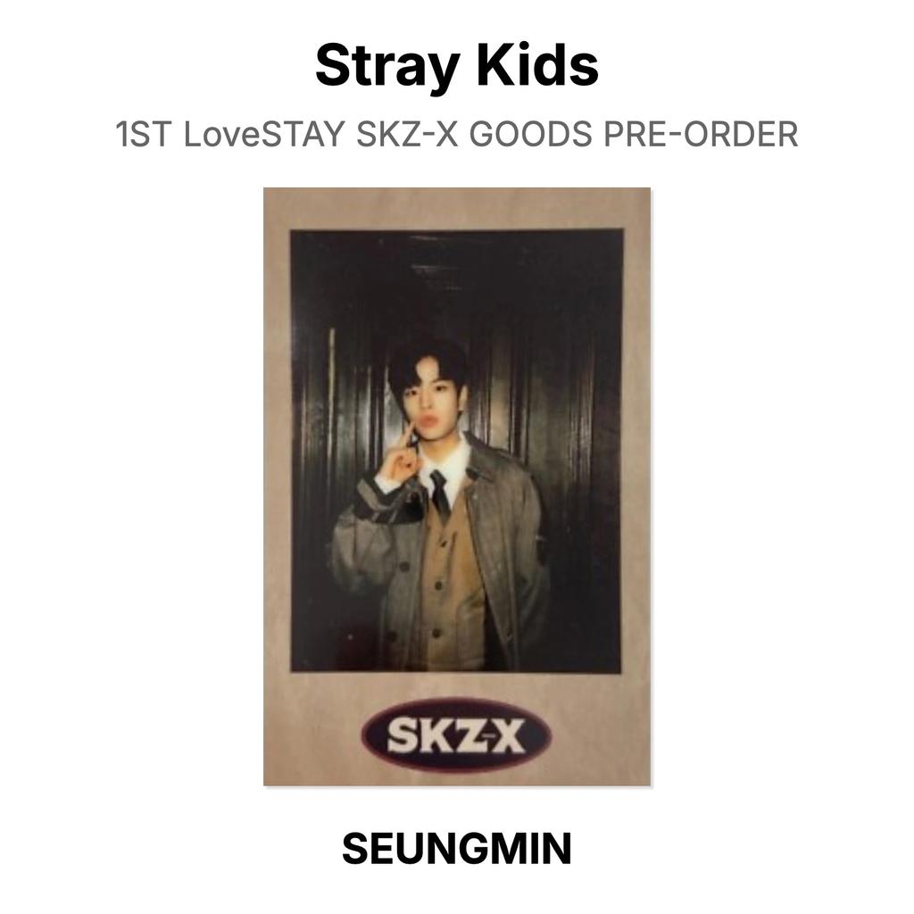 Stray Kids 1ST LoveSTAY SKZ-X GOODS PRE-ORDER Official Photocard