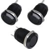 3PCS Metal Pushbutton Switch 12mm Self Locking Self Resetting Round Waterproof Switches Pushbutton Activated Switches for Electronic Products
