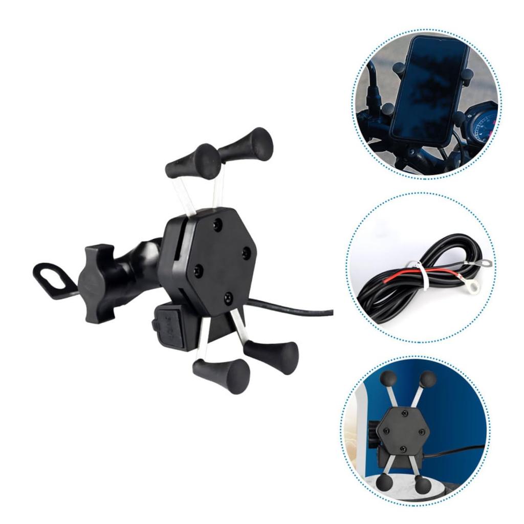 DINHEAROM Multi-function Multi Charging C Bike Bicycle Bracket Cell Phone Holder