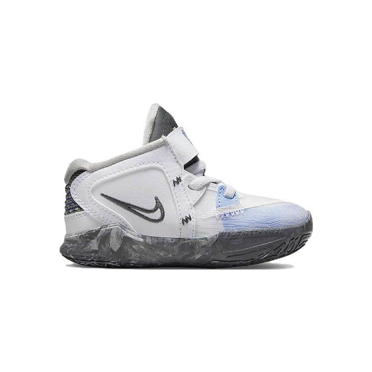 Nike Kyrie 8 Infinity Mid top Toddler Shoes White Black Infant And Toddler DD0333-102