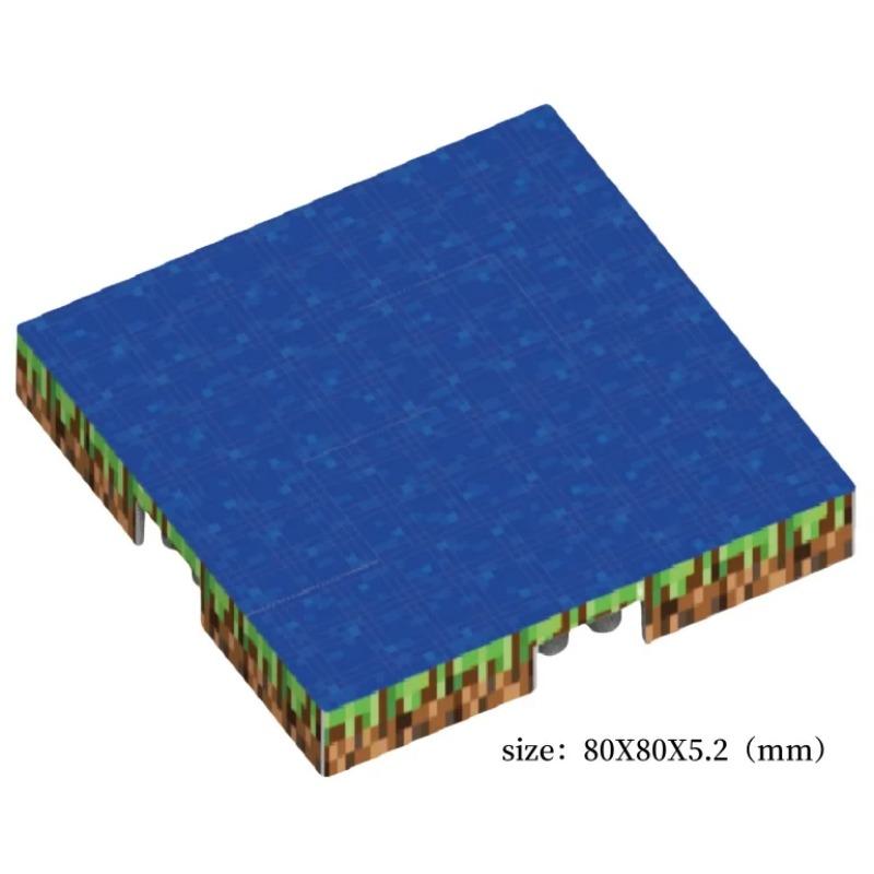 Magnetische Welt Magnetische Grundplatte Baustein Magnetblock Vielzahl Spiel Jungen und Mädchen Kinder Puzzle Magnetspielzeug