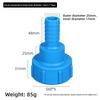 1000L IBC Tankadapter 60mm Grobgewinde Hahnanschluss Wassertankanschluss Für Hausgarten Wasserablaufverbindungen 1 Stück