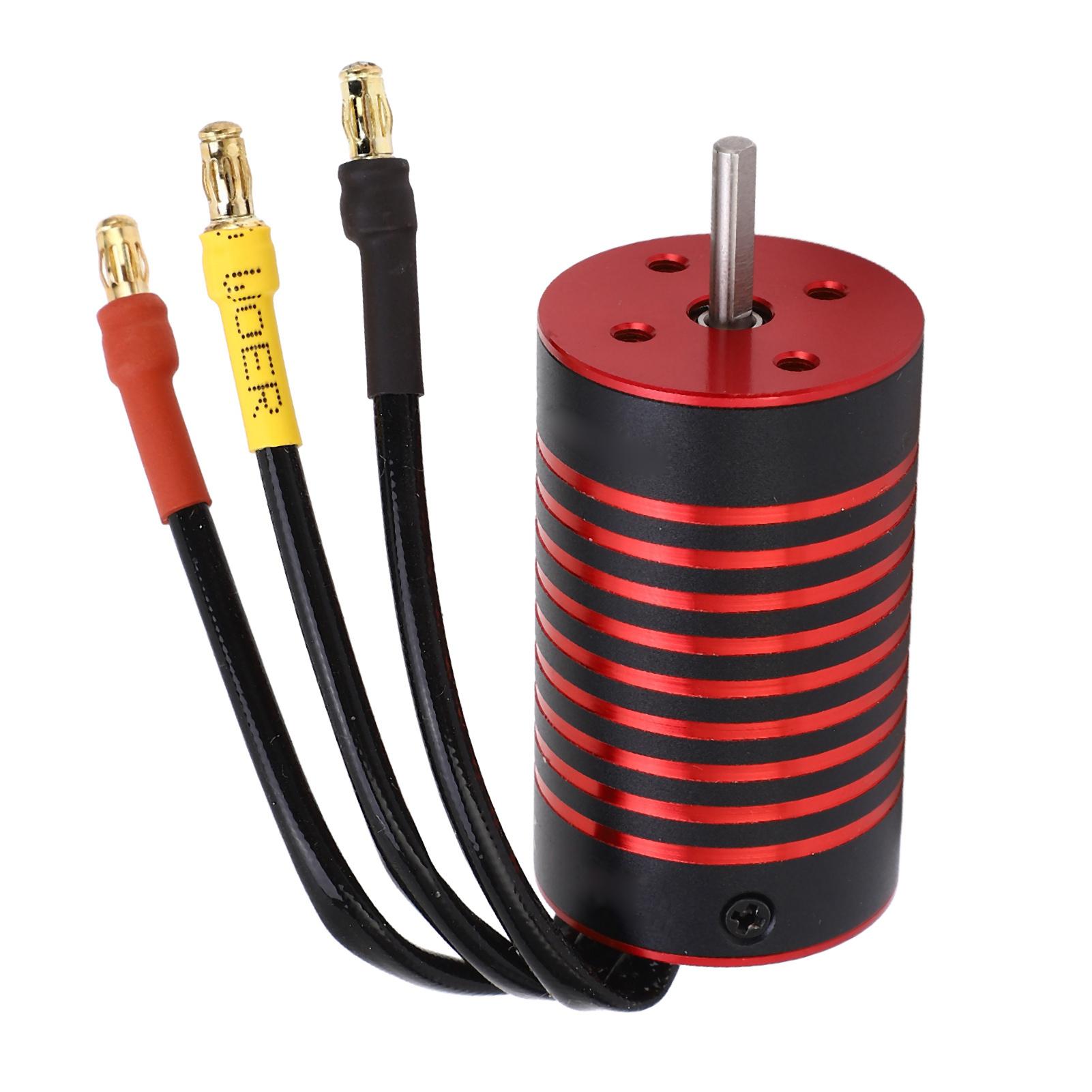 

2845 RC Car Brushless Motor Waterproof Rustproof Aluminum Alloy 4 Pole RC Car Motor for 112 114