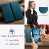 For Samsung Galaxy A55 5G Wallet Case AUTSPACE A01 Leather Stand Cover with RFID Blocking Card Holder