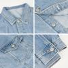 Dnzzs Slim Fit Denim Casual Denim Stylish Long Sleeve Outerwear for Spring and Autumn Men's Jacket, Jacket,
