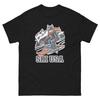 Ski USA Wolf Cute Animal Skiing T-Shirt