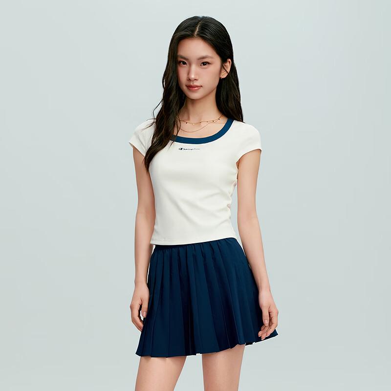 Champion 2026 Summer Square Neck Slim Fit Short Sleeve T-Shirt