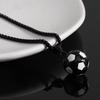 316L Stainless Steel Football Pendant Chain Necklace For Men Boy Jewelry Soccer Accessories Charm Gift
