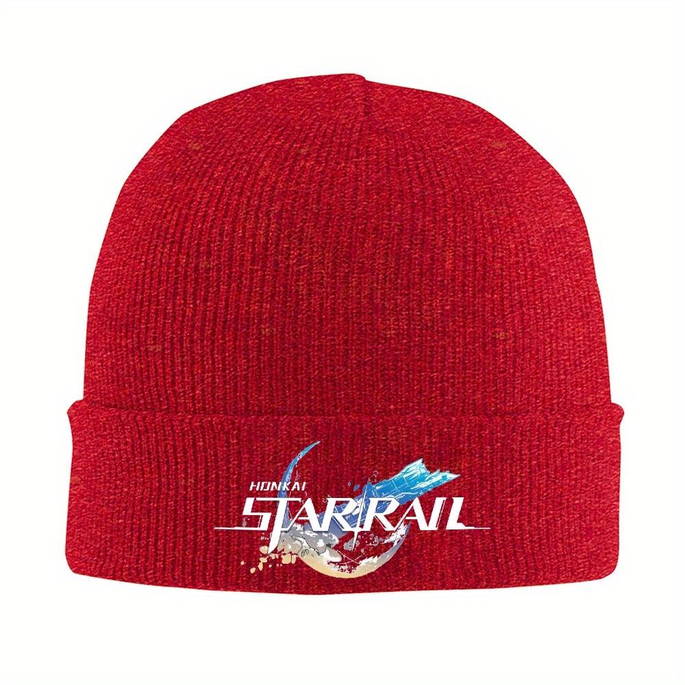

1pc Honkai Star Rail Logo Game Beanie Hat For Warm Winter Skull Knitting Hat Cap