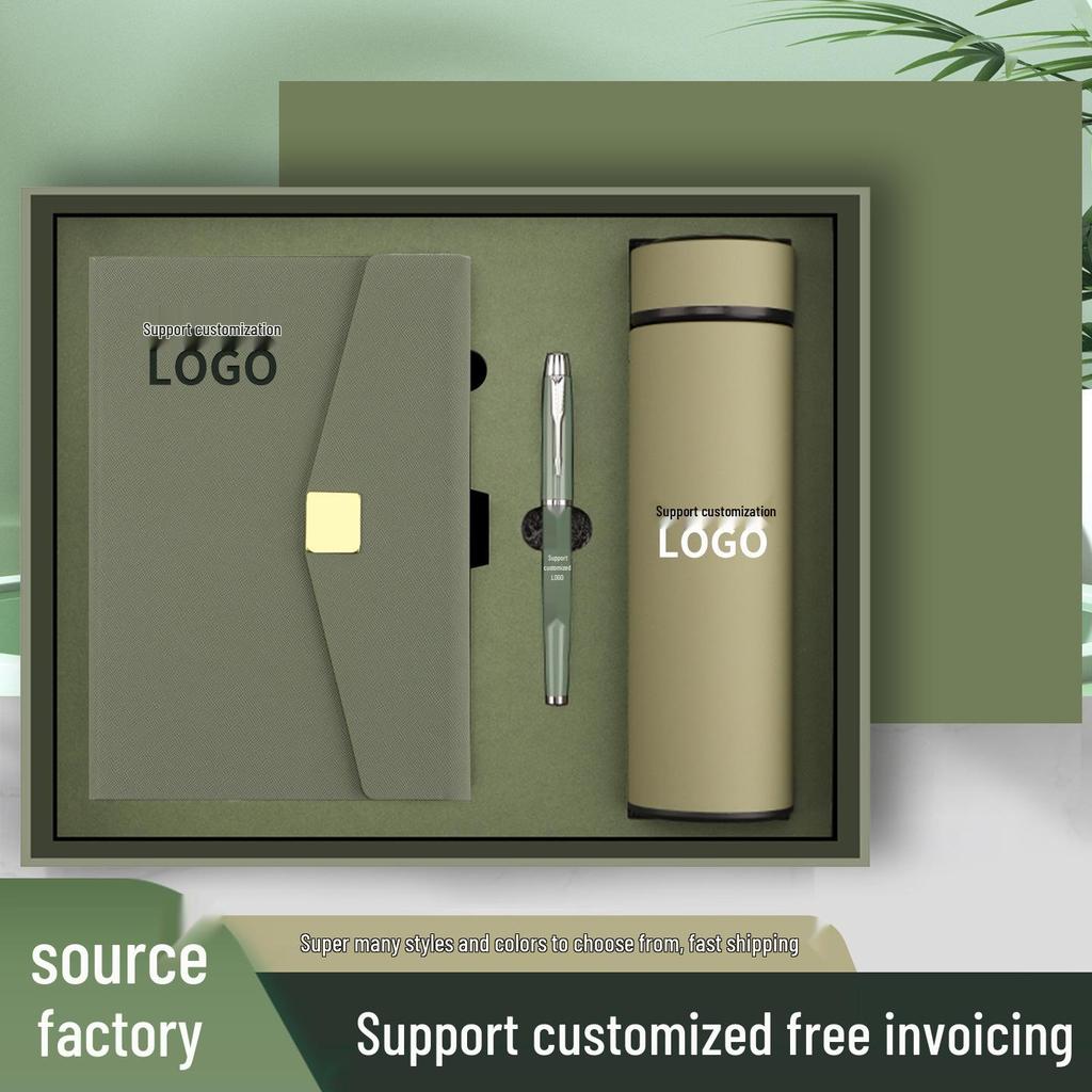 Personalized Business Notebook Gift Set: Premium Corporate Meeting Souvenir and Creative School Gift