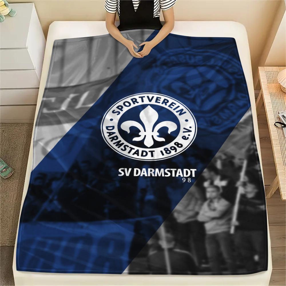 

1pc SV Darmstadt 98 Print Flannel Blanket, High quality Comfortable for All Seasons, Home Decor, Warmth and Comfort, Perfect for Christmas Gifts91 80cm x 120cm