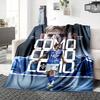 Football Player Action Blankets Flannel Printed Breathable Warm Throw Blanket for Home Office Bedspreads 0708a56
