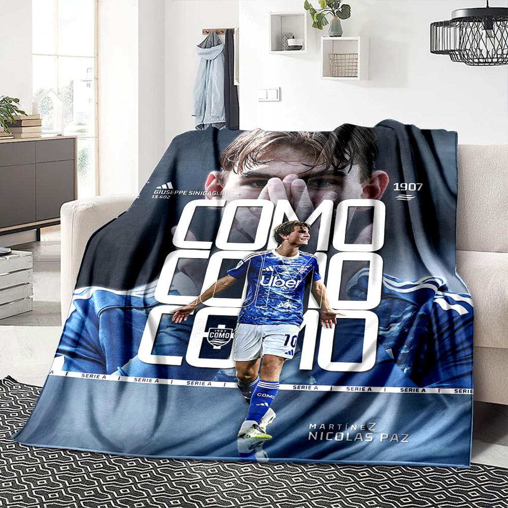 Football Player Action Blankets Flannel Printed Breathable Warm Throw Blanket for Home Office Bedspreads 0708a56