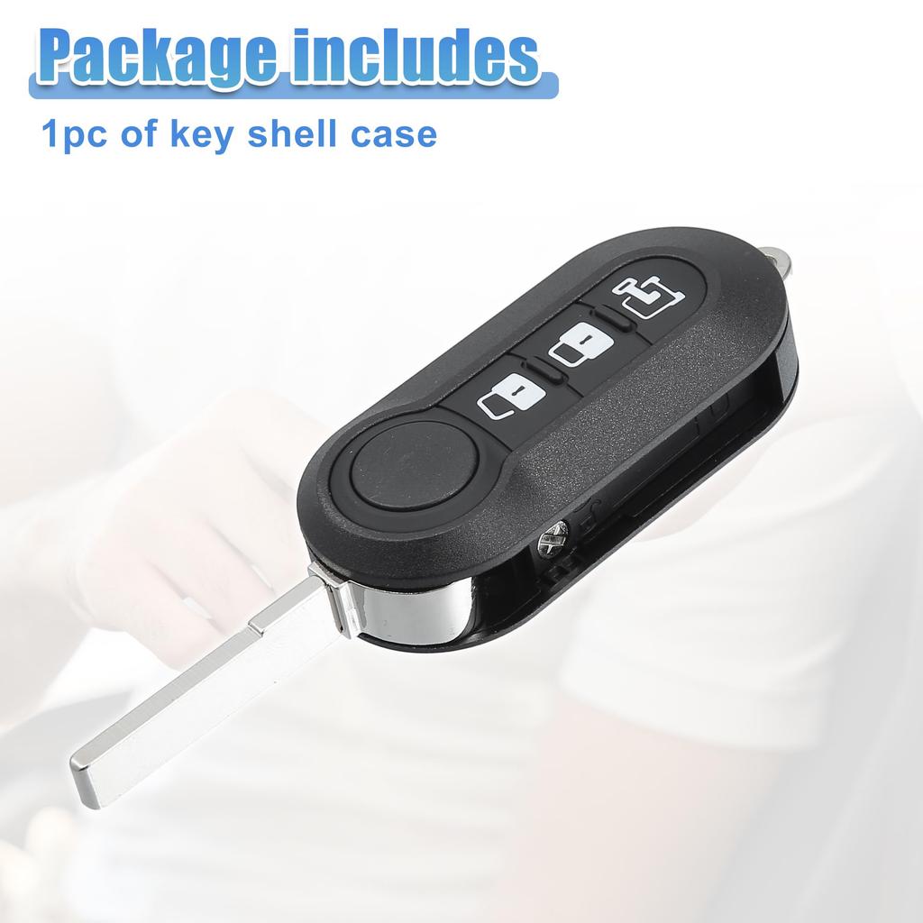 ACROPIX 1 Stück 3-Knopf Keyless Entry Fernbedienung Schlüsselanhänger Schale Gehäuse Abdeckung für