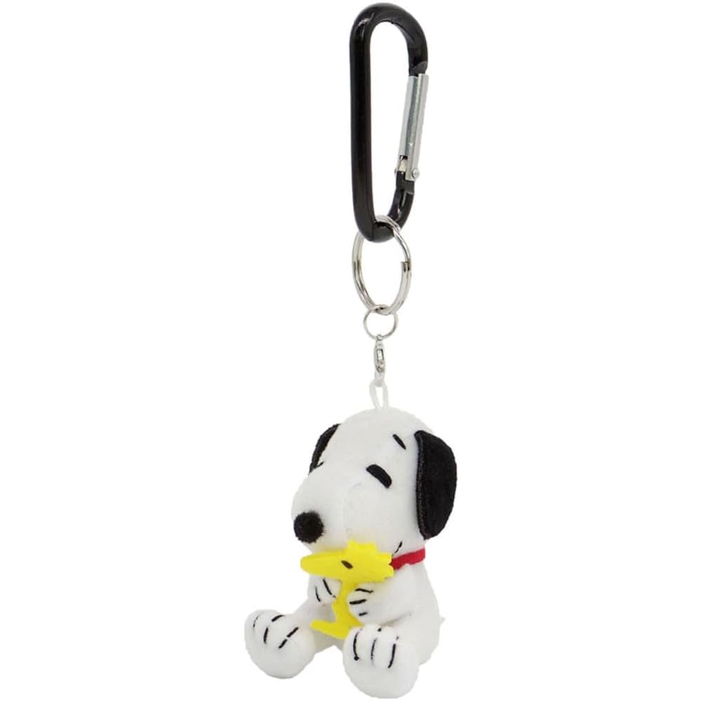 Nakajima Corporation Peanuts Carabiner Mascot Snoopy & Woodstock Sitting 183736-23