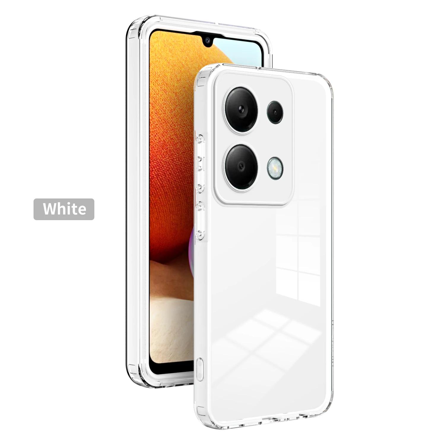 

Протиударний чохол на 360° для Xiaomi Redmi Note 13 Note 13 Pro 4G Розкішний прозорий чохол 3 в 1 HD для Xiaomi Redmi Note 13 Pro 4G Redmi Note 13 Pro 4G білий