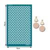 Washable Silk Screen Stencils Soft Pottery Polymer Clay Geometric Animals Plants Craft Embossing Tool DIY Earring Jewelry Mold