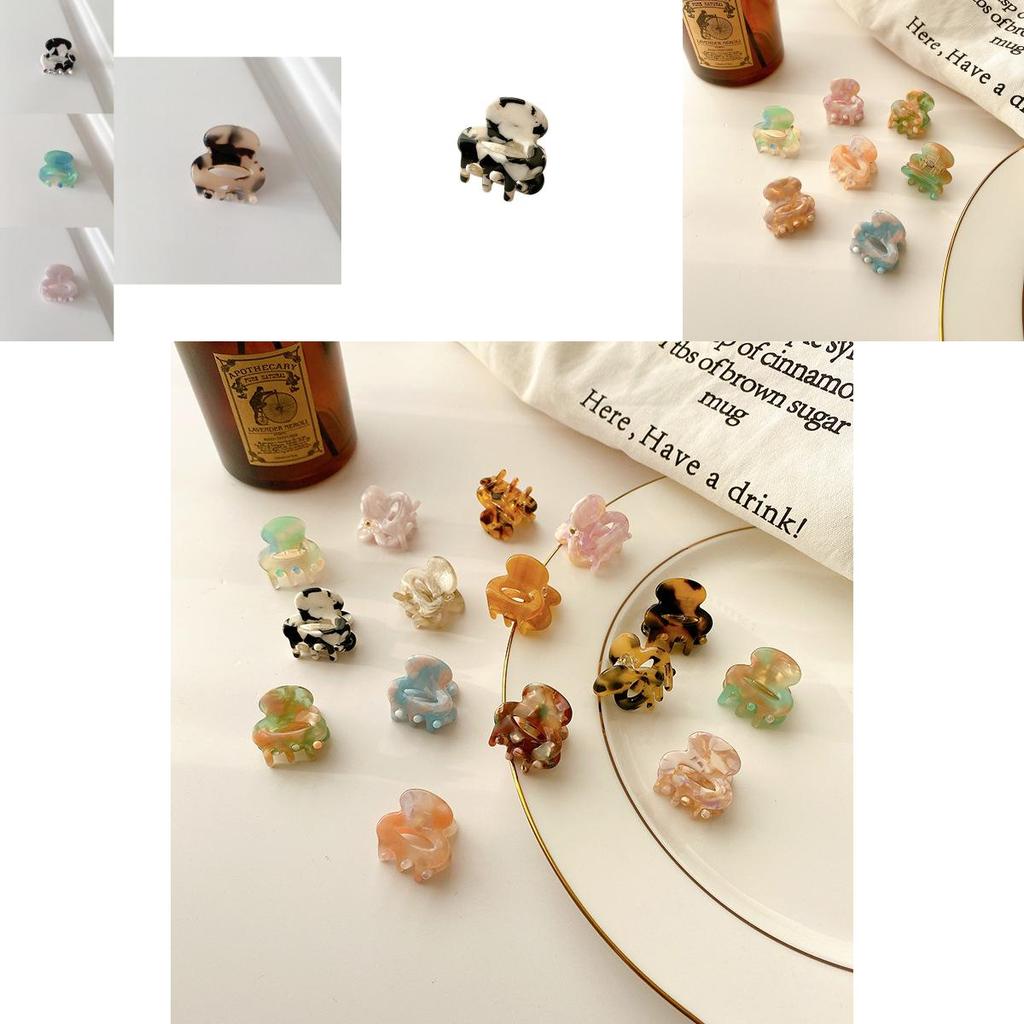 Charming Floral Patterned Hair Claw Clip For Chic Fashionable Women In Vibrant Colors