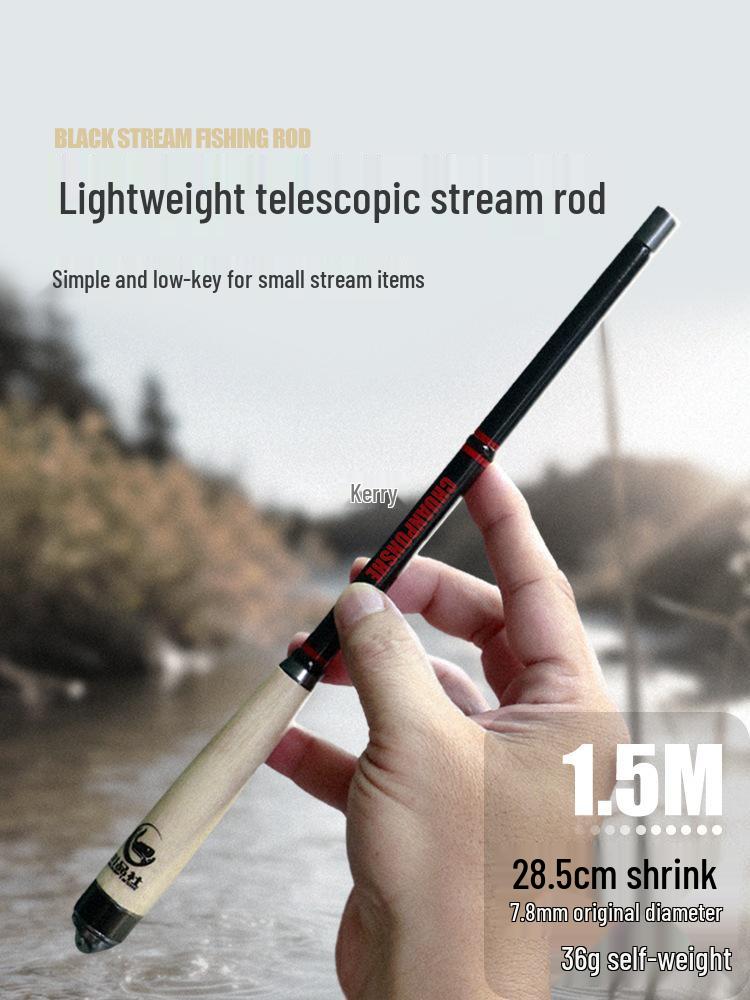 Ultra-Fine Micro-Lure Pen Fishing Rod Set for Small Fish