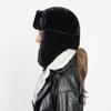 Ladies Winter Plush Fake Thick Hat Ear Protectors Warm Plush Hat