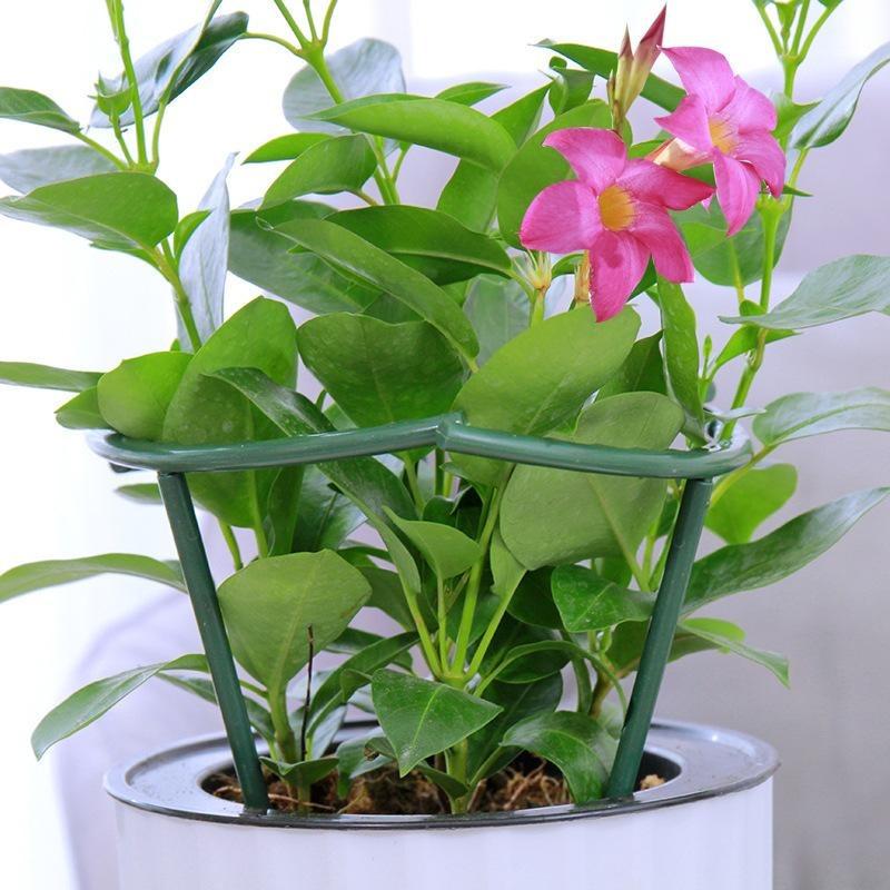 4-32Pcs 14*14cm Plastic Plant Support Pile Stand Plant Support Pile for Flowers Greenhouses Arrangement Fixing Rod Holder Garden Tools