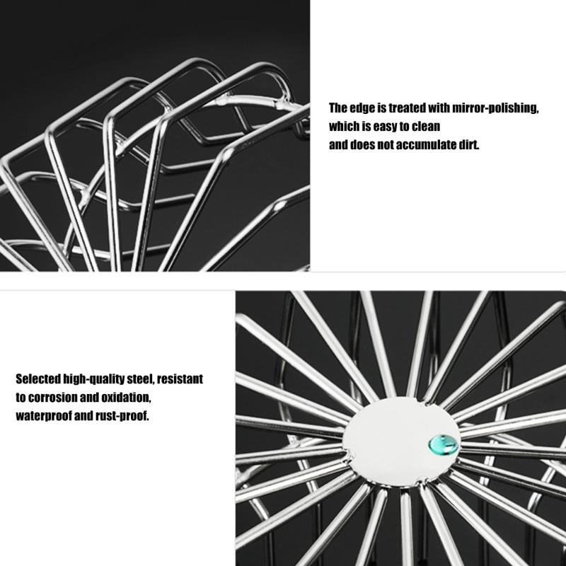 Strong Debris Defense Drain Filters Meshing Resistant Easy Installs Steel Drain Cover Meshing for Gutters Downspouts