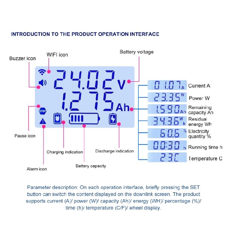 30A Relays Voltages Protectors LCD Display Auto CutOff Switch For Lithium Acid Batteries DC10V 110V DIY Applications