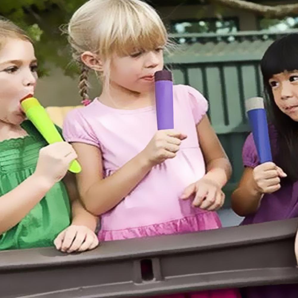 6 Stuks/Kit IJspistool Siliconen Herbruikbaar Zomer IJspistool Snelvries Zelfafdichtend IJspistool Buisjes IJs Keukengereedschap