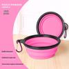 Portable TPE Folding Pet Bowl - Travel-Friendly Collapsible Water Dish for Dogs
