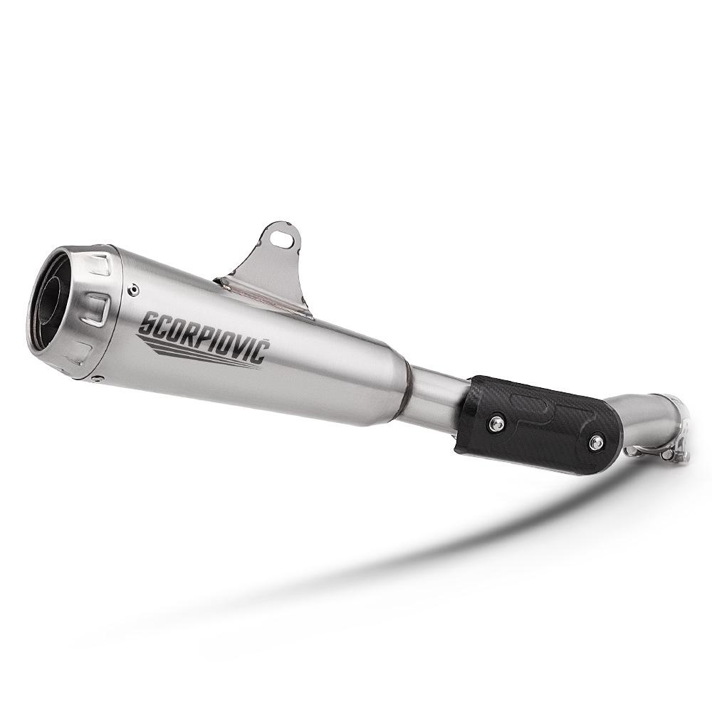 T700S Mid-Pipe Rear-Pipe Integrated Motorcycle Exhaust for 2019-2025 Models