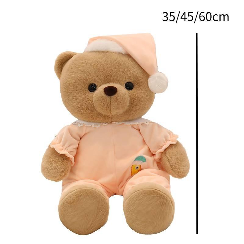 Adorable Plush Teddy Bear Doll Soft And Cozy Sleepwear Stuffed Animal For Kids