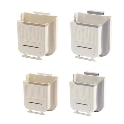 Folding Waste Basket Waste Bin Collapsible Foldable Trash Can Perfect for Household Cabinets Hangings