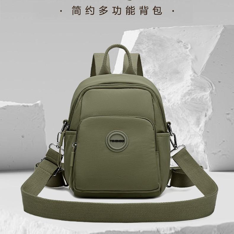 Schoolbag Korean Shoulder Portable Messenger Bag for Women 1011 New Niche Three-use Backpack Multi-functional Commuter Bag for Women