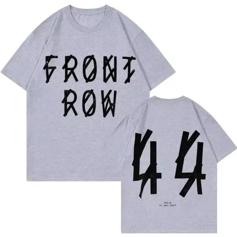 2026 44 Label Group Cotton Hip Hop T-Shirt Unisex Streetwear Short Sleeve Round Neck Print Casual Breathable Fashion Adult Tee