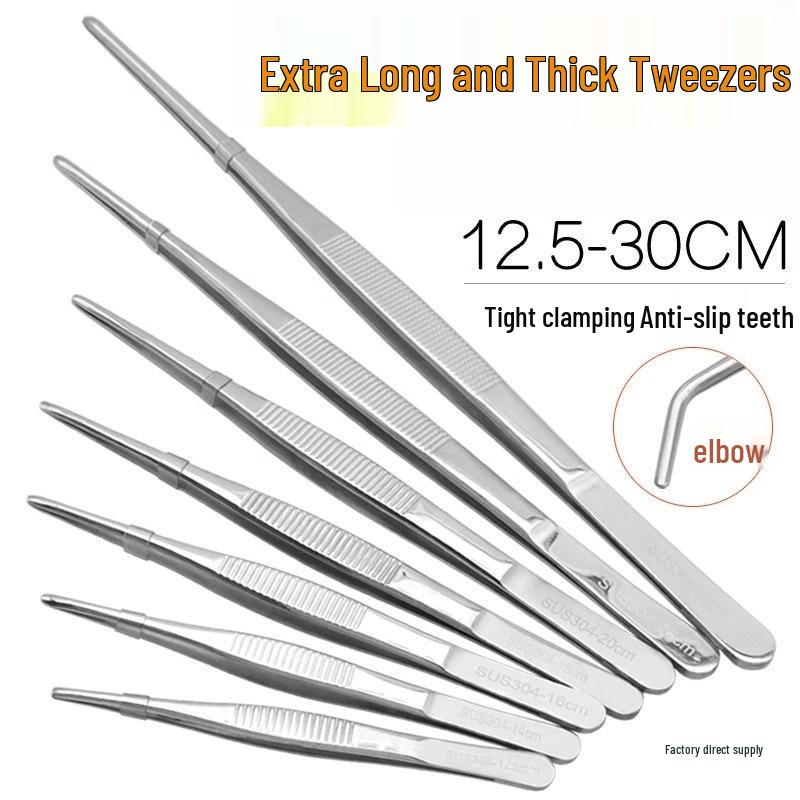Stainless Steel Gardening Tweezers for Picking, Feeding, and Plant Care