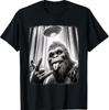 Bigfoot Sasquatch Selfie Big Foot Rock On UFO Funny 0HJXK2 T-Shirt