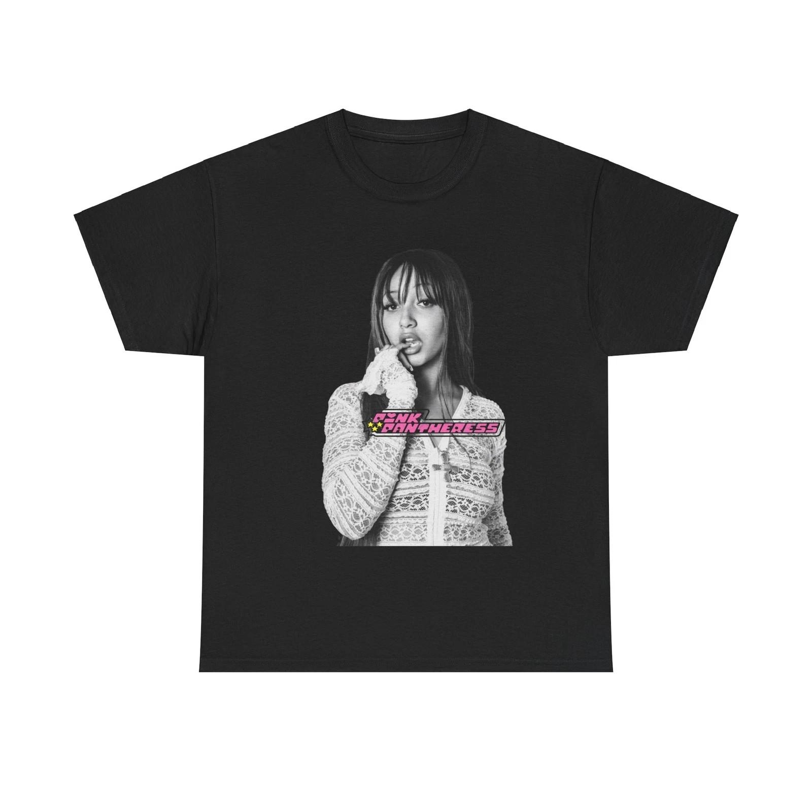 PinkPantheress Black Cotton Shirt All size S-5XL Unisex R114 S разноцветный