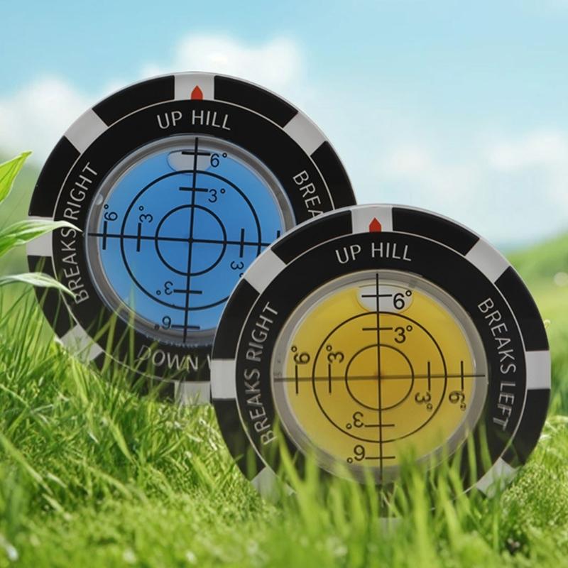 High Precisions Putting Green Golfs Putting Aid Golfs Green Reader Profession Putt Golfs Balls Marker Round Bubble Level