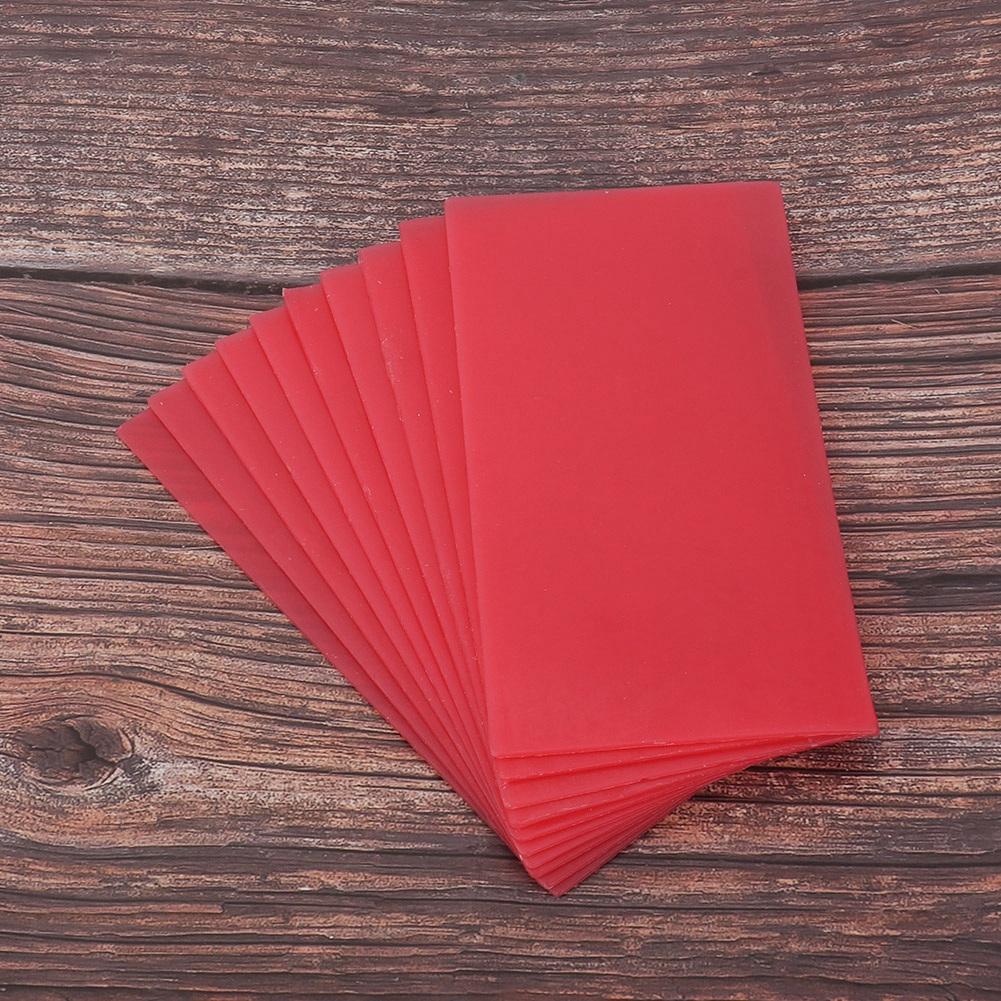 10pcs Jewelry Carving Engraving Model Red Wax Oral Dental Wax Mould Tool Set (2.0mm)