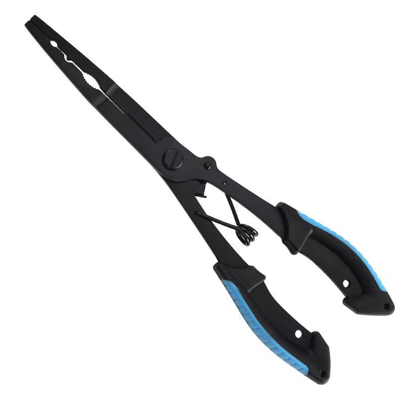 Black Teflon Eagle Beak Fishing Pliers: Multi-functional Hook, Line Cutter & Fish Control Tool
