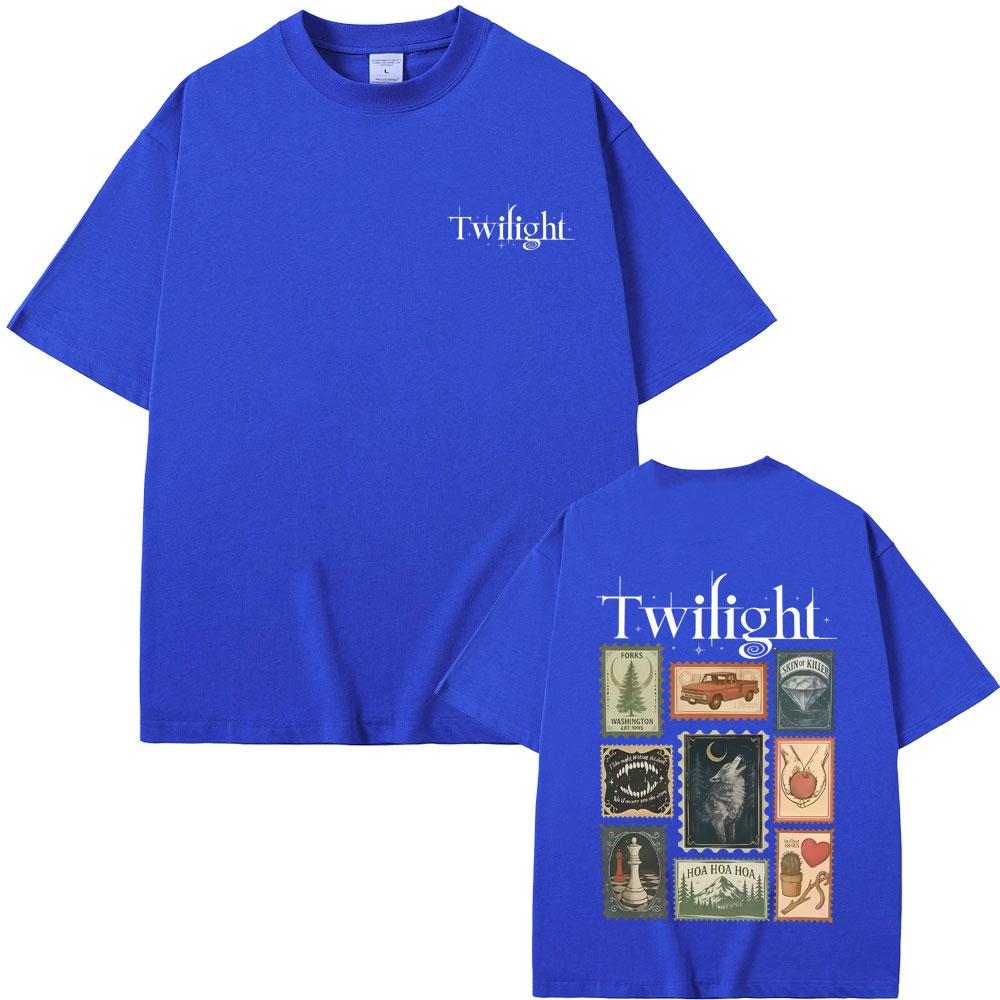 Film Zmierzch Miłośnik Książek Wampir Robert Pattinson Koszulka Edward Cullen Graficzne Koszulki Mężczyźni Kobiety Oversize Koszulka z Okrągłym Dekoltem