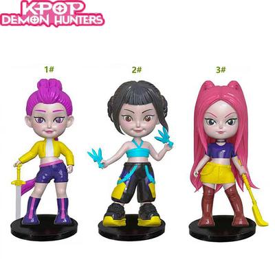 Kpop Demon Hunters Anime Figure Toys Cute PVC Movable Joints Action Figure Model 15CM Kids Birthday Decoration Toy Gifts
