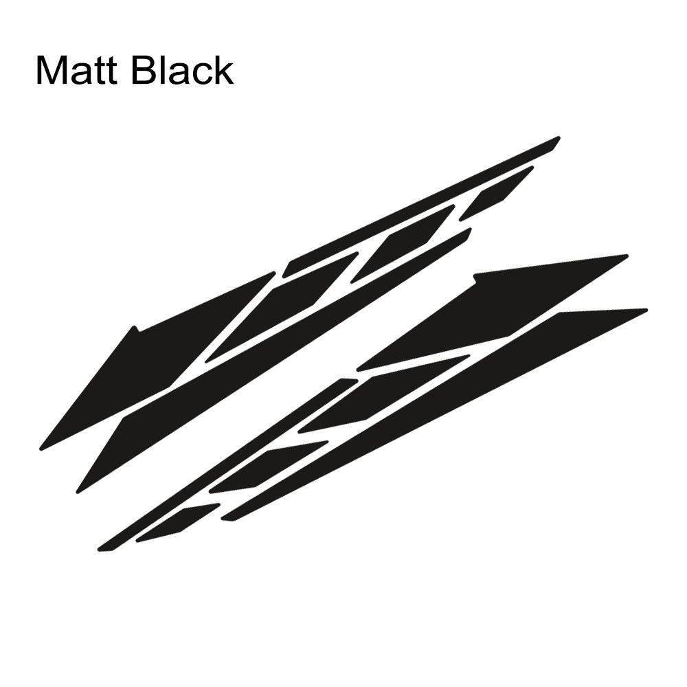 2PCS Motorcycle Front Fairing Decals Cool Motorbike Stickers Waterproof Electric Scooter Decor Stickers For Yamaha Suzuki Honda