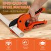 PVC Pipe Cutter Ratcheting Hose Cutter Pipe Cutting Tool with1.65inch Outside Diameter Cutting Capacity for Pipe and Tube Cutter